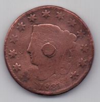 1 цент 1831 г. США
