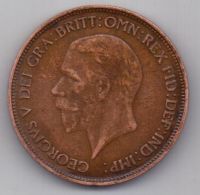 1 пенни 1935 г. Великобритания