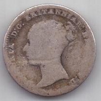 4 пенса 1843 г. Великобритания