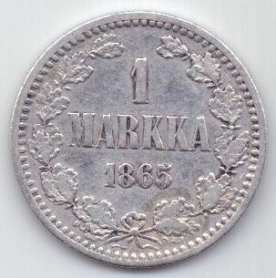 1 марка 1865 г.