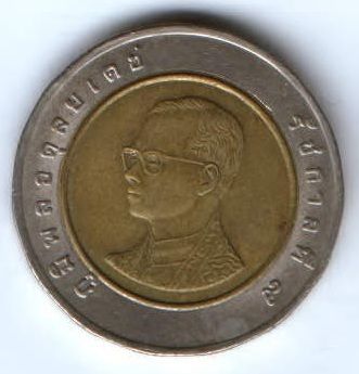 10 бат 1994 г. Тайланд