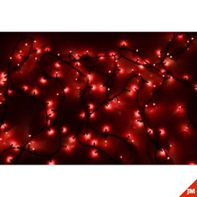 Гирлянда "Метраж" 9 м, нить темная, LED-100, КРАСНЫЙ