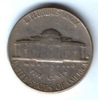5 центов 1962 г. США