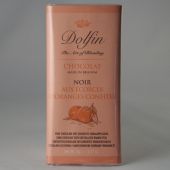 Шоколад Dolfin Горький с цедрой апельсина - 70 г (Бельгия)