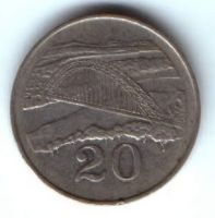 20 центов 1994 г. Зимбабве