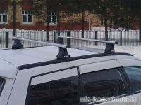 Багажник на крышу Nissan Wingroad, Атлант, аэродинамические дуги