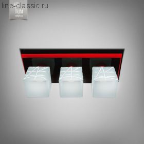 Люстра N&B light 10133 черн.глянец.крас.глянкц.