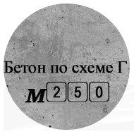 Бетон М250