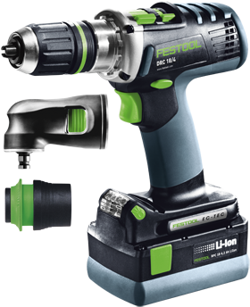 Аккумуляторная дрель-шуруповёрт QUADRIVE DRC 18/4 Li 5,2 Set Festool