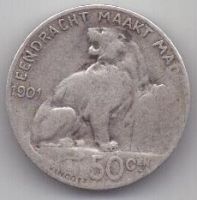 50 сантим 1901 г. Бельгия