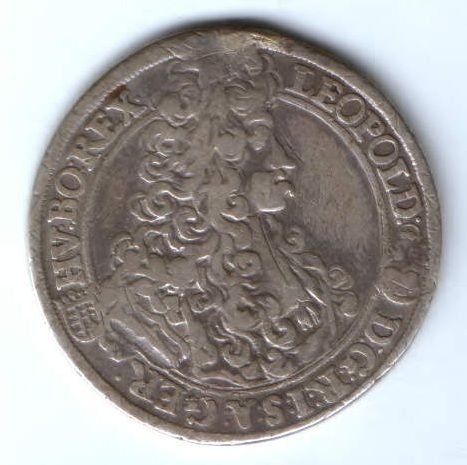 1/2 талера 1701 г. Венгрия Священная Римская Империя