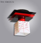 Люстра N&B light 10111 черн.глянец крас.глянец
