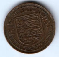 1/24 шиллинга 1926 г. о. Джерси Великобритания