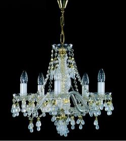Люстра ART GLASS Розана 6 бел.