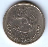 1 марка 1983 г. Финляндия