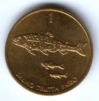 1 толар 1998 г. Словения