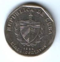 5 сентаво 1994 г. Куба