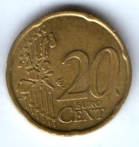 20 евроцентов 2002 г. Франция