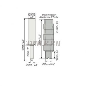 Датчик N0S для Defelsko PosiTector 6000