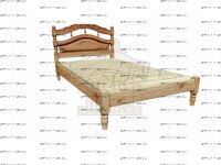 Кровать Кармелита с резьбой (ВМК Шале)