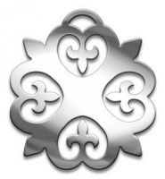 Амулет "Орнамент изобилия", (медсталь)