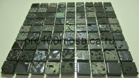 DGS030 (6мм). Мозаика серия GLASSTONE,  размер, мм: 300*300 (КерамоГраД)