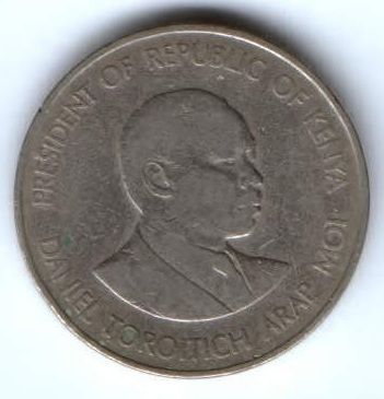 1 шиллинг 1980 г. Кения