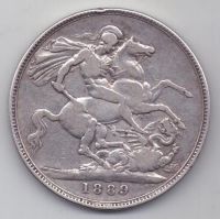 1 крона 1889 г. Великобритания
