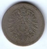 10 пфеннигов 1888 г. Германия