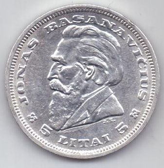 5 лит 1936 г. Литва