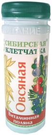 СИБИРСКАЯ  КЛЕТЧАТКА. ОВСЯНАЯ  "ВИТАМИННАЯ  ПОЛЯНА", 170 Г.