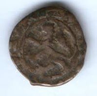 1 денье  1381-1398 гг. Крестоносцы Кипр