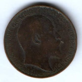 1/2 пенни 1903 г. Великобритания