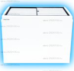 Морозильный ларь (красный/синий) с прямым стеклом