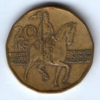 20 крон 1997 г. Чехия