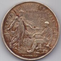 медаль 1905 г. Бельгия