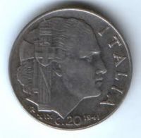 20 чентезимо 1941 г. Италия
