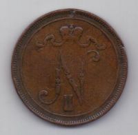 10 пенни 1895 г. Финляндия (Россия)