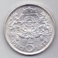5 лат 1931 г. Латвия