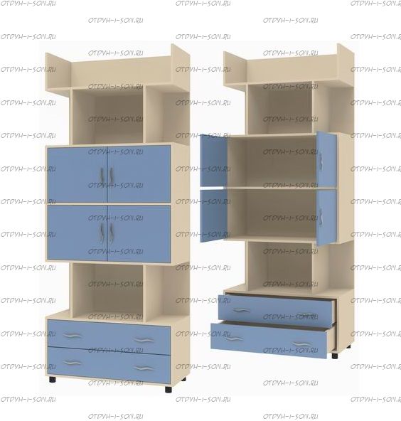 Шкаф комбинированный Дельта-5.03 (88х43х216)