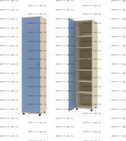 Шкаф-пенал Дельта-6 (46х43х216)