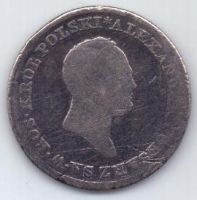 1 злотый 1822 г. Польша (Россия)