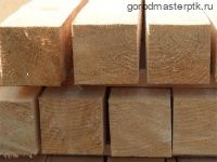 Брус 150х150х6000 мм обрезной, хвоя, (сосна, ель) 1-2 сорт