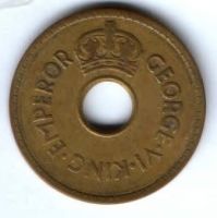 1 пенни 1942 г. Фиджи