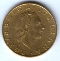 200 лир 1995 г. Италия
