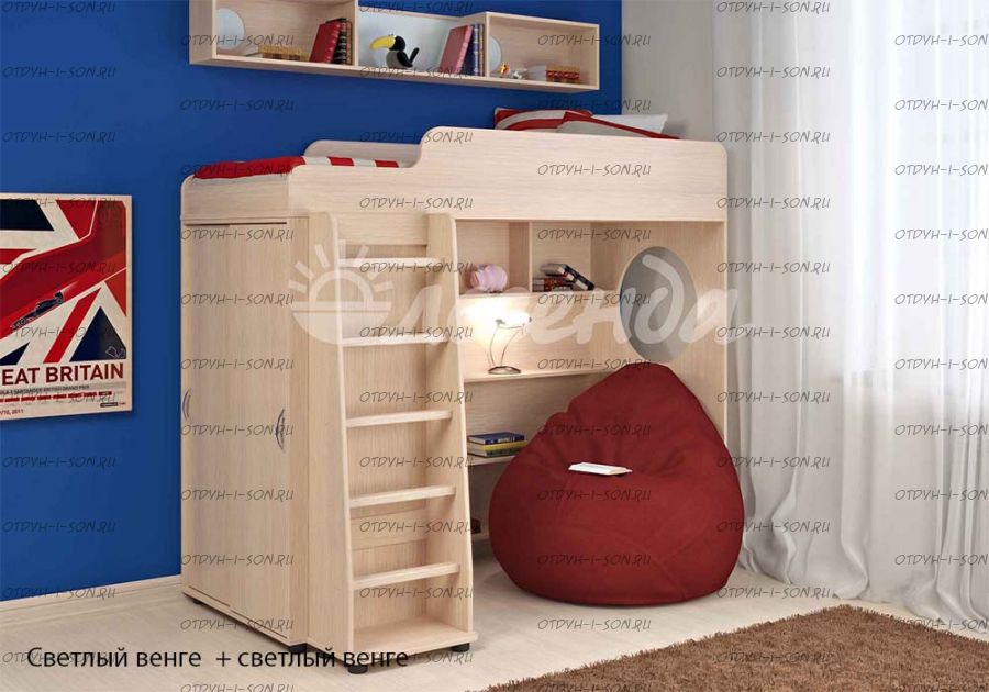 Кровать-чердак Легенда-5.1 *
