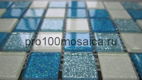 Shine Blue  Мозаика серия CRYSTAL,  размер, мм: 300*300