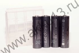 Panasonic Eneloop Pro AA (BK-3HCCE-4BE 2450mAh) box