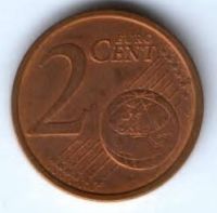 2 евроцента 2002 г. Германия