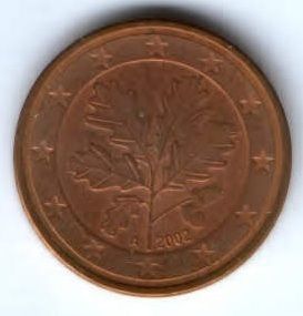 5 евроцентов 2002 г. Германия